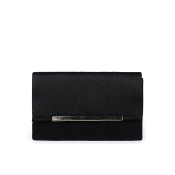 VYBE - Envelope Clutch Bag - Black